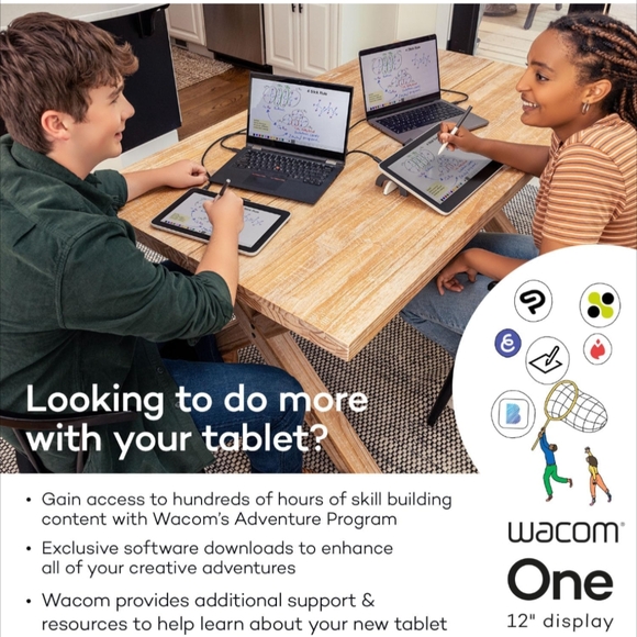 WACOM One Pen display 12 Drawing Tablet ***NEVER OPENED!*** - Picture 7 of 8